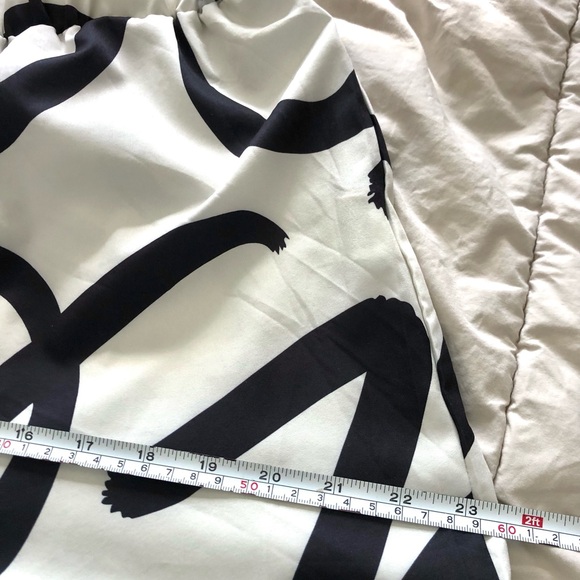 SHEIN Black and White Elastic Waist Wide-Leg Pants - Picture 6 of 10